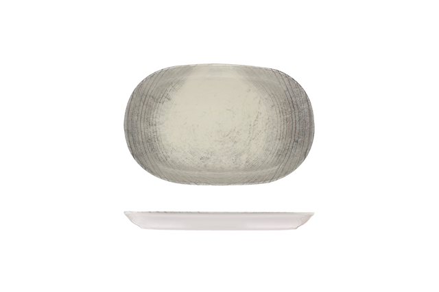 Oval Platter  330mm X 210mm - Fume: Pack of 6