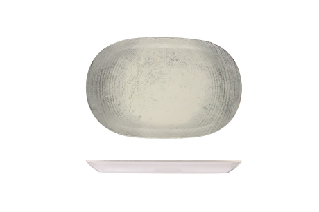 Oval Platter  370mm X 240mm - Fume: Pack of 6