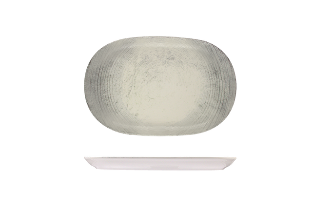 Oval Platter  370mm X 240mm - Fume: Pack of 6