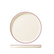 Walled Plate - 280mm  - Modest Maroon: Pack of 6