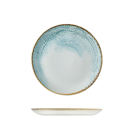 Round Plate-Coupe, 288mm, Aquamarine: Pack of 6
