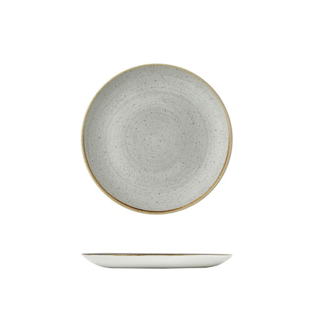 Round Plate-Coupe, 260mm, Raw Grey: Pack of 6