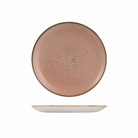Round Plate-Coupe, 260mm, Raw Terracotta: Pack of 6