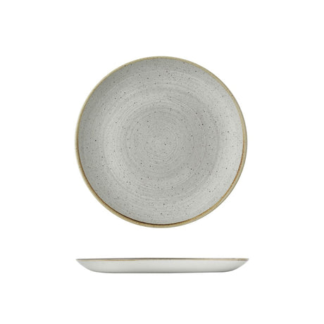 Round Plate-Coupe, 288mm, Raw Grey: Pack of 6