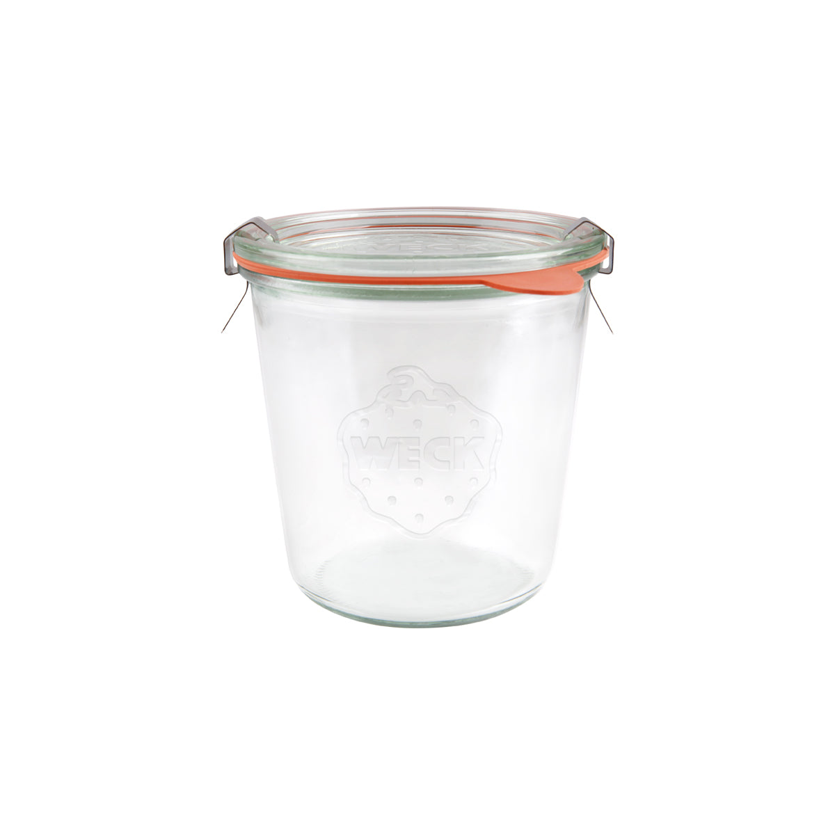 Complete Glass Jar with Lid, Seal and Clamps (#742) - 580mL, 100x107mm: Pack of 6