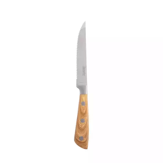 Cavalier Bistro Oak Steak Knife: 245mm