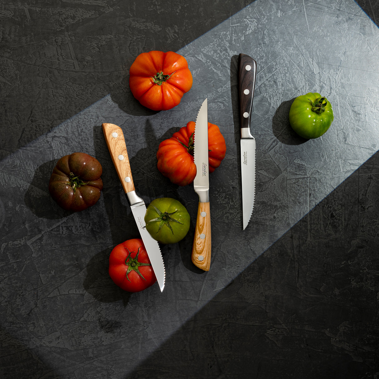 Cavalier Bistro Ebony Steak Knife, 245mm; Pack of 6