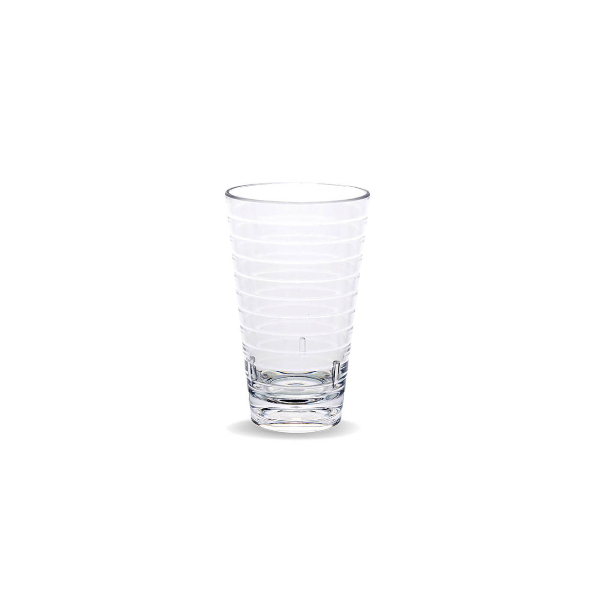Unbreakable Essentials Ribbed Stack Highball, Polycarbonate - 340ml: Pack of 4