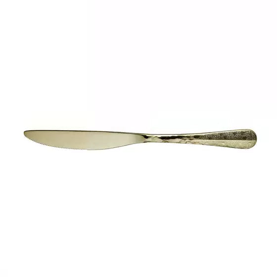 Gold dessert knife
