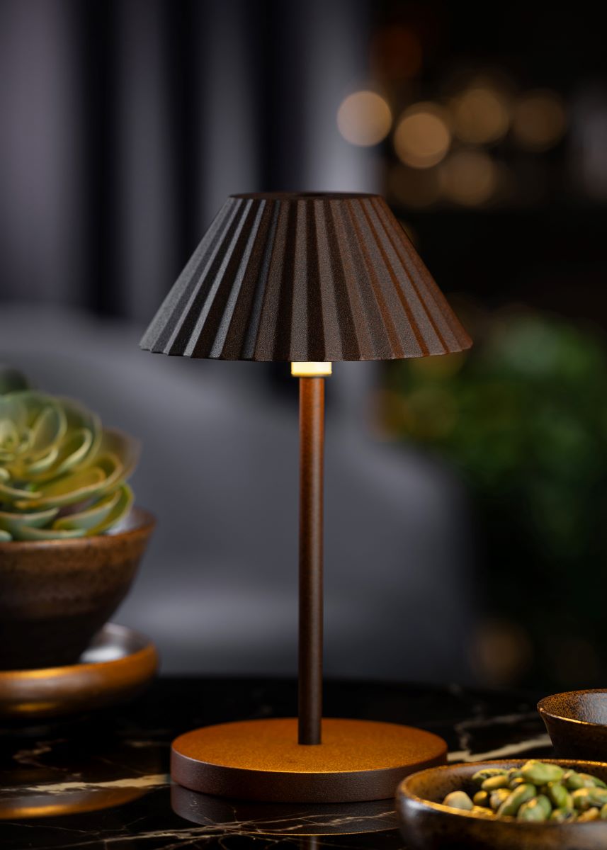 Aruba Led Cordless Lamp 230mm Cocoa