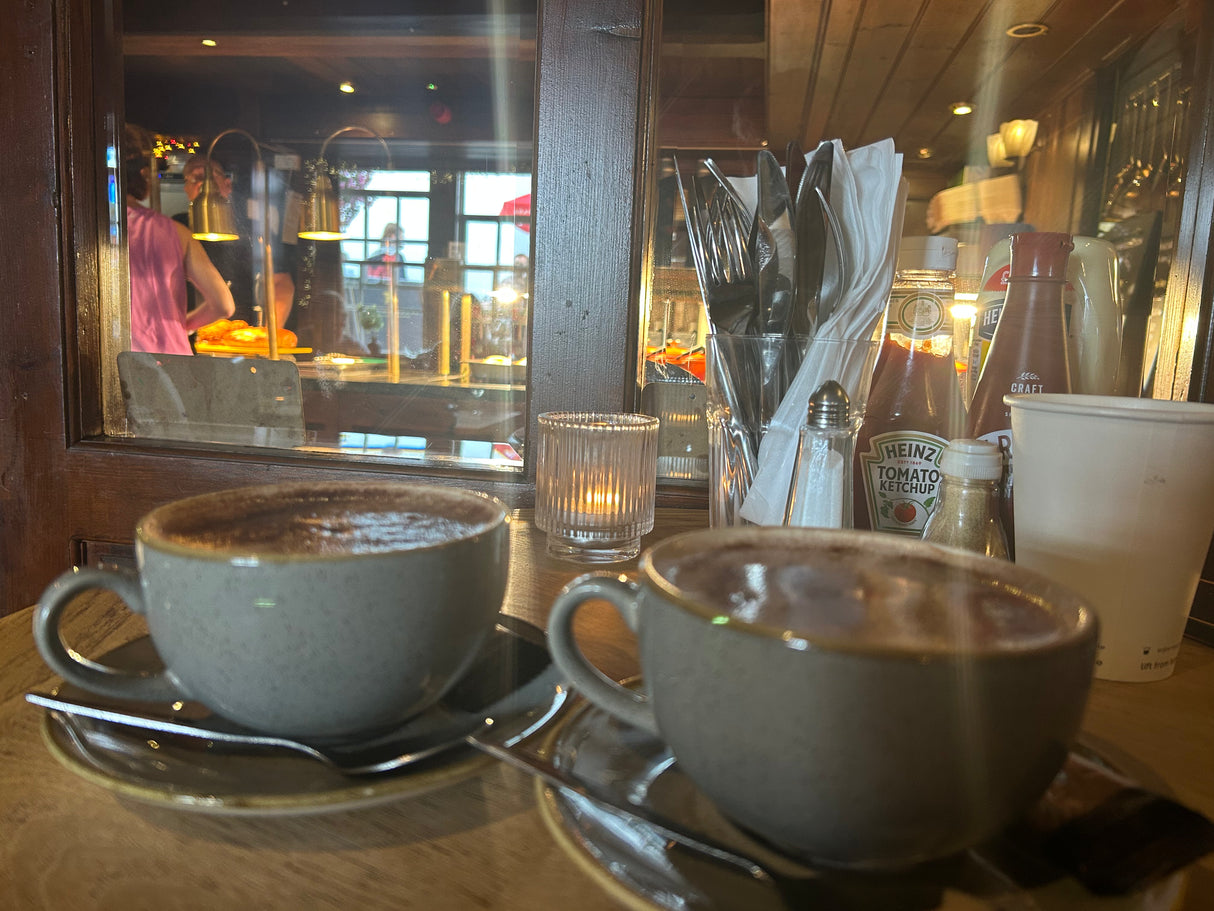 Cappuccino Cup - 227mL, Peppercorn Grey, Stonecast: Pack of 12