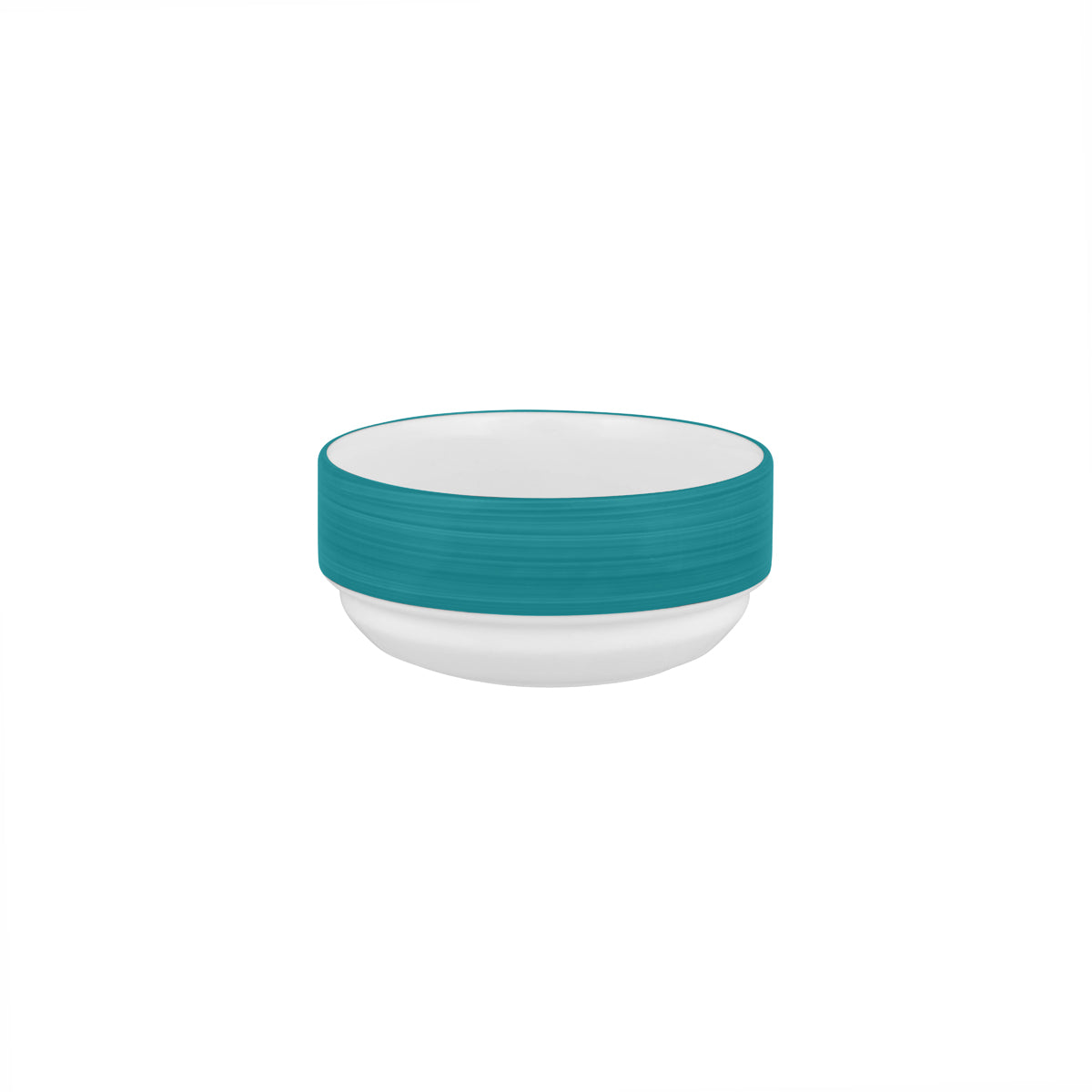 Stocked Studio Stack Soup Bowl 113mm Aqua Foam Light Blue: Pack of 12