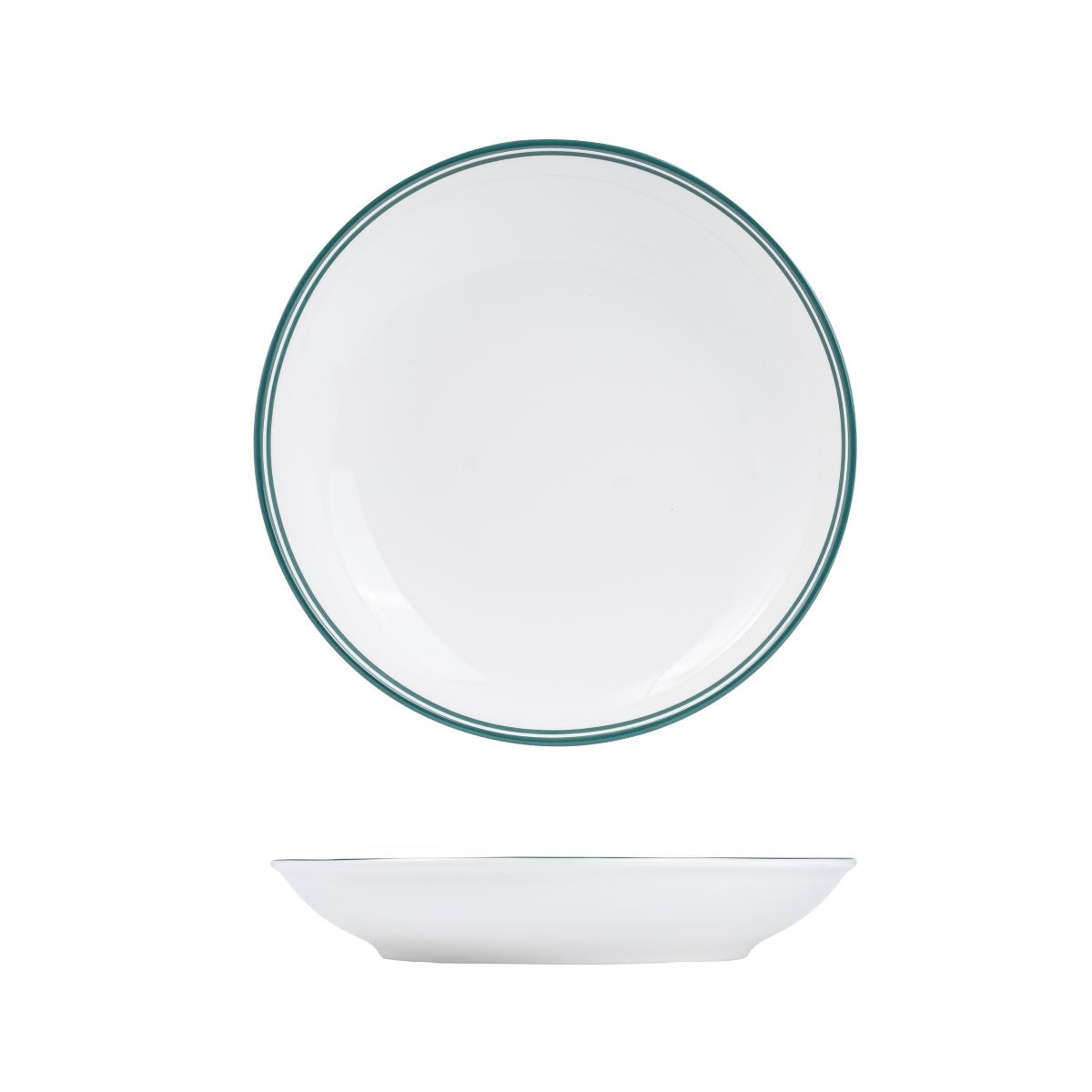 Nano Cru Round Coupe Bowl Green 260Mm: Pack of 12