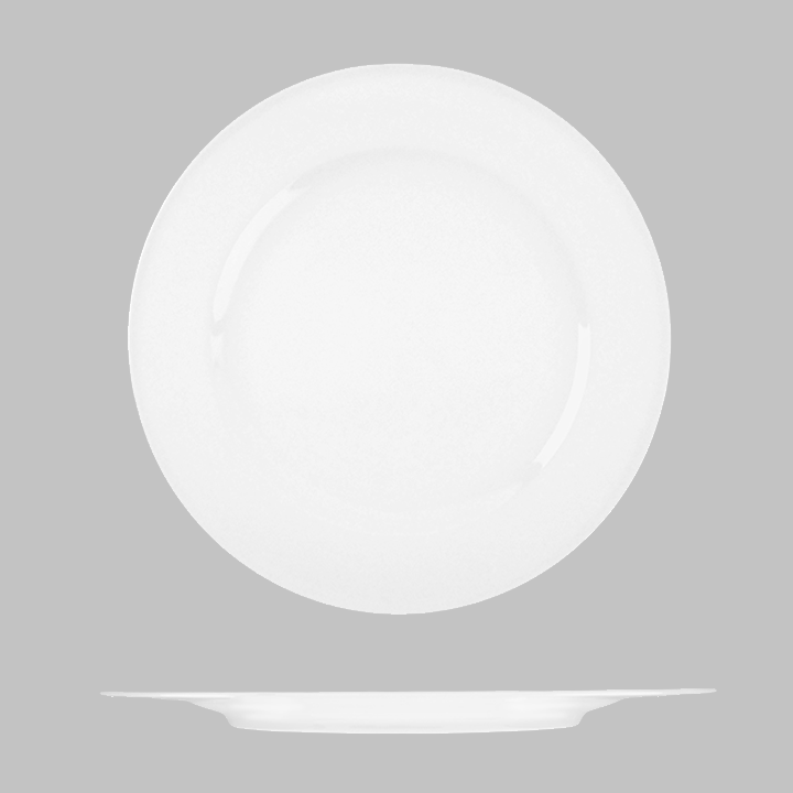 Bravura Round Wide Rim Plate - 320mm: Pack of 6