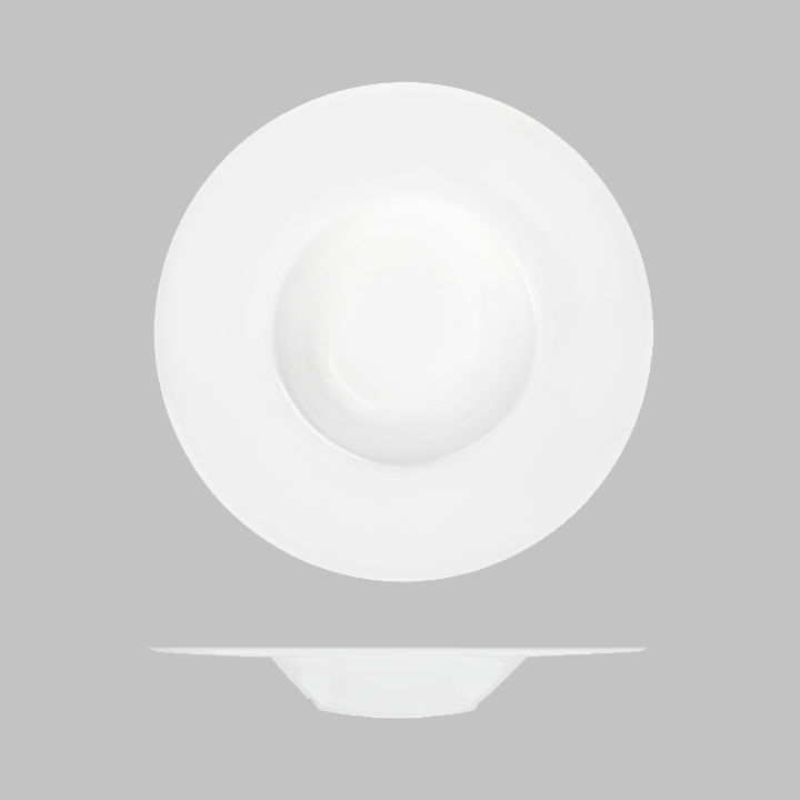 Bravura Round Gourmet Wide Rim Bowl - 240ml: Pack of 12