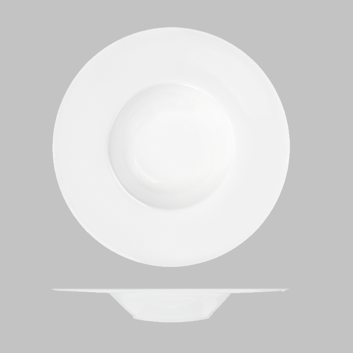 Bravura Round Gourmet Wide Rim Bowl - 310ml: Pack of 6