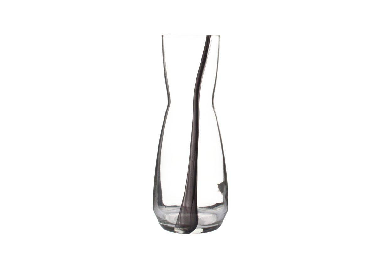 Royal Leerdam - Eleve Decanter Black Flack 1 Litre: Pack of 6