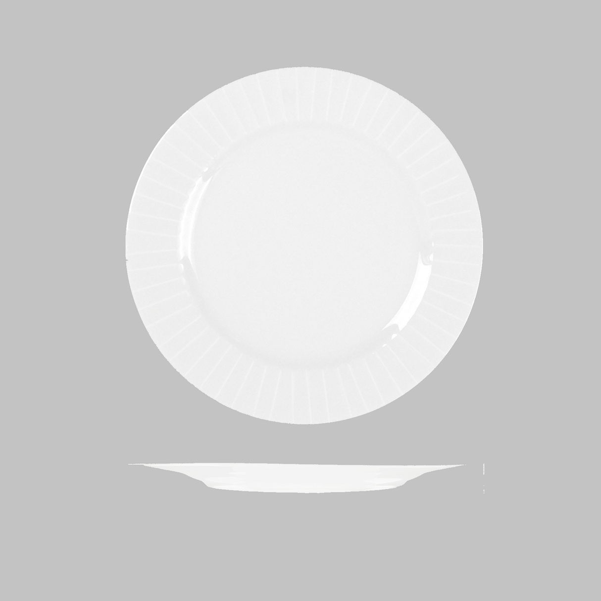 Round Plate wide Rim - 270mm: Pack of 12