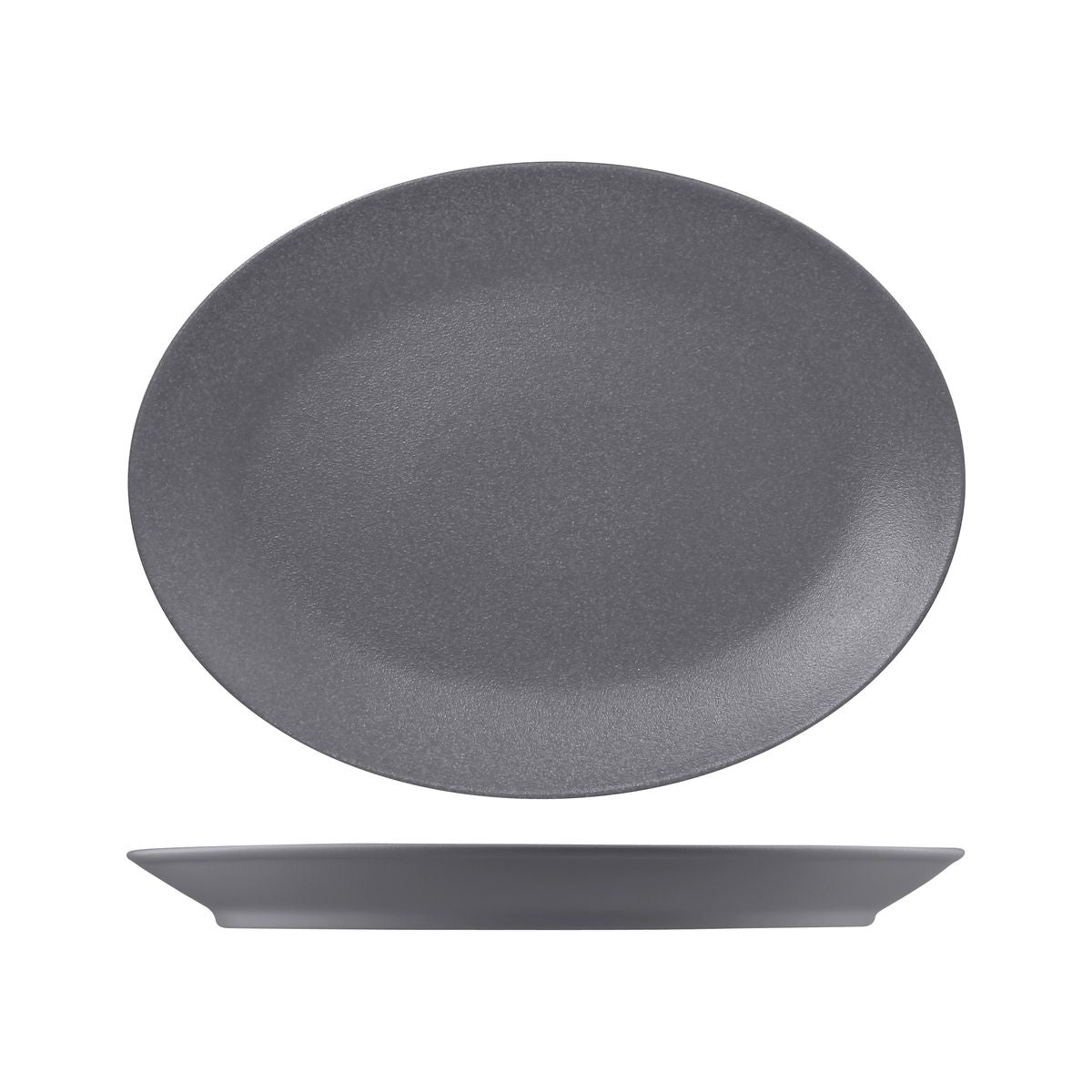 Neo Fusion Stone Oval Coupe Platter 360mm X 270mm