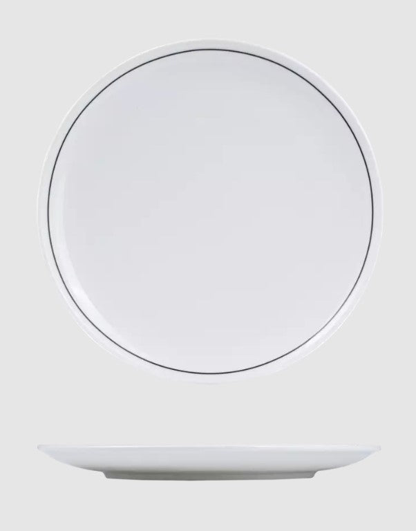 Princeton Round Coupe Plate 270mm - Black: Pack of 6