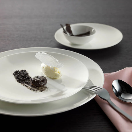 Round Plate Flat Rim - 220mm, Allure: Pack of 6