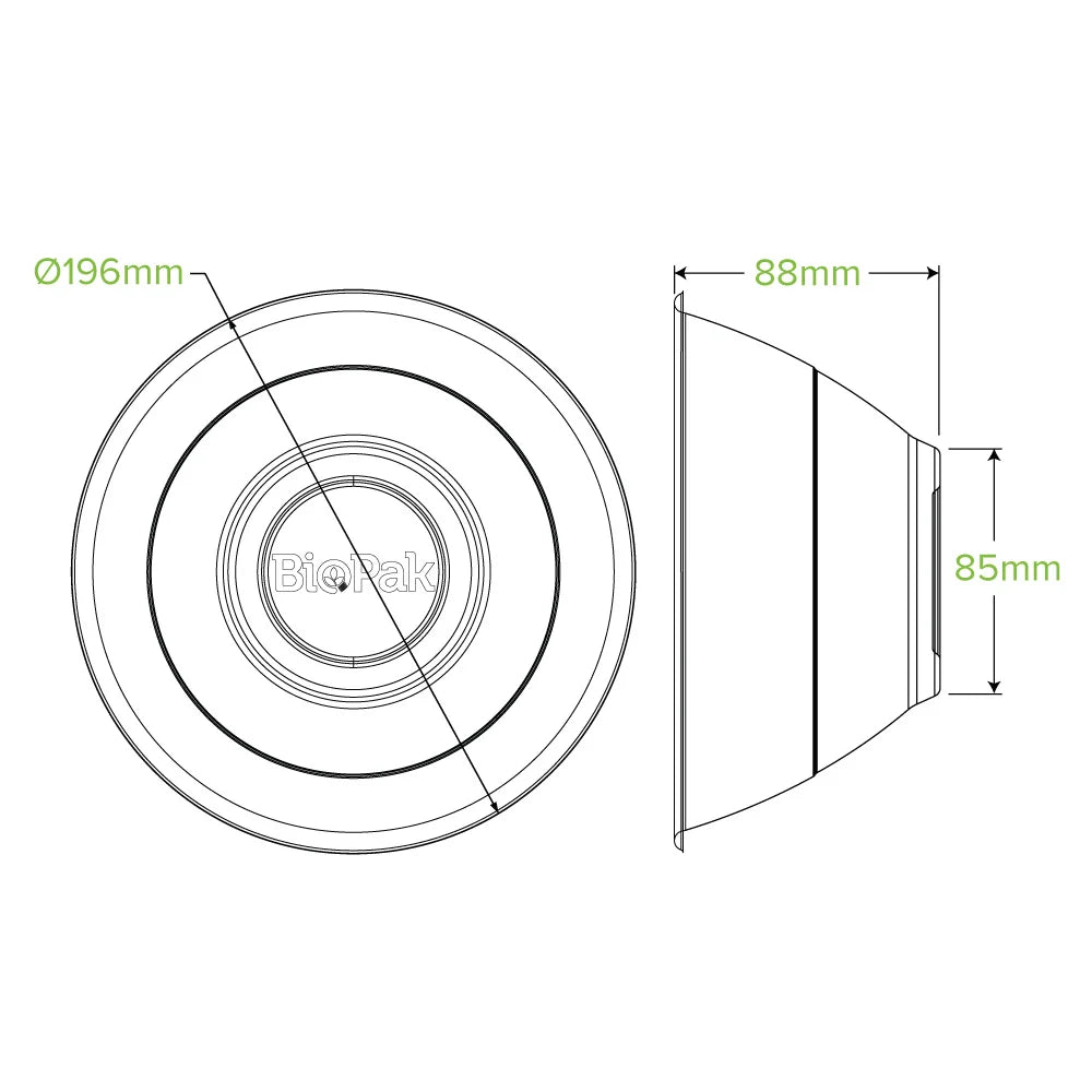 1,420ml Bowl - Natural - Carton of 400 units