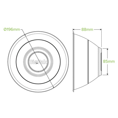 1,420ml Bowl - Natural - Carton of 400 units