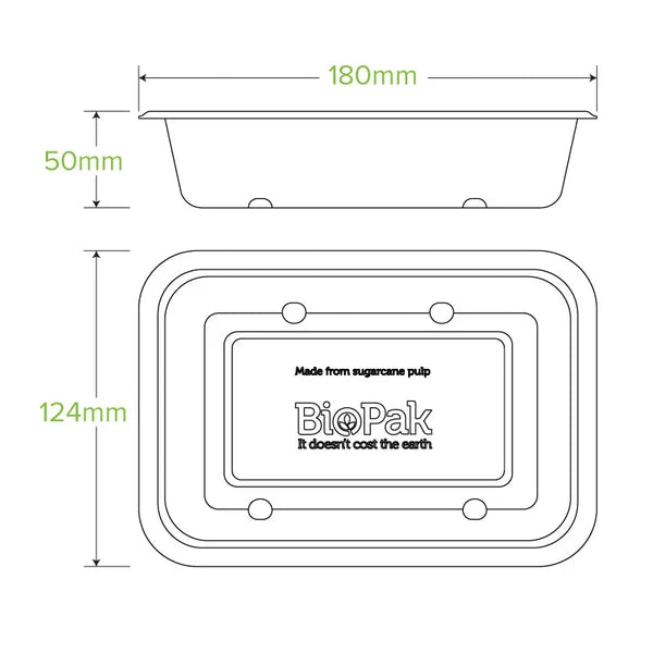 600ml Base - White - Carton of 500 units