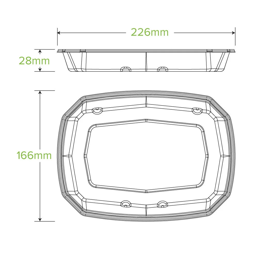 600ml Octa Base - Natural - Carton of 400 units