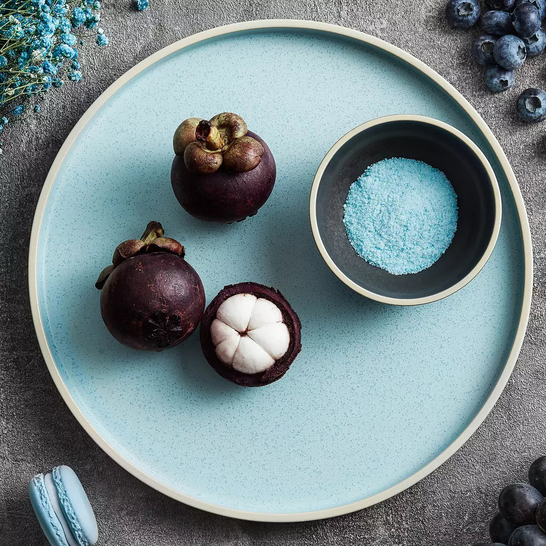 Round Stackable Plate - 200Mm, Frosted Blue: Pack of 4