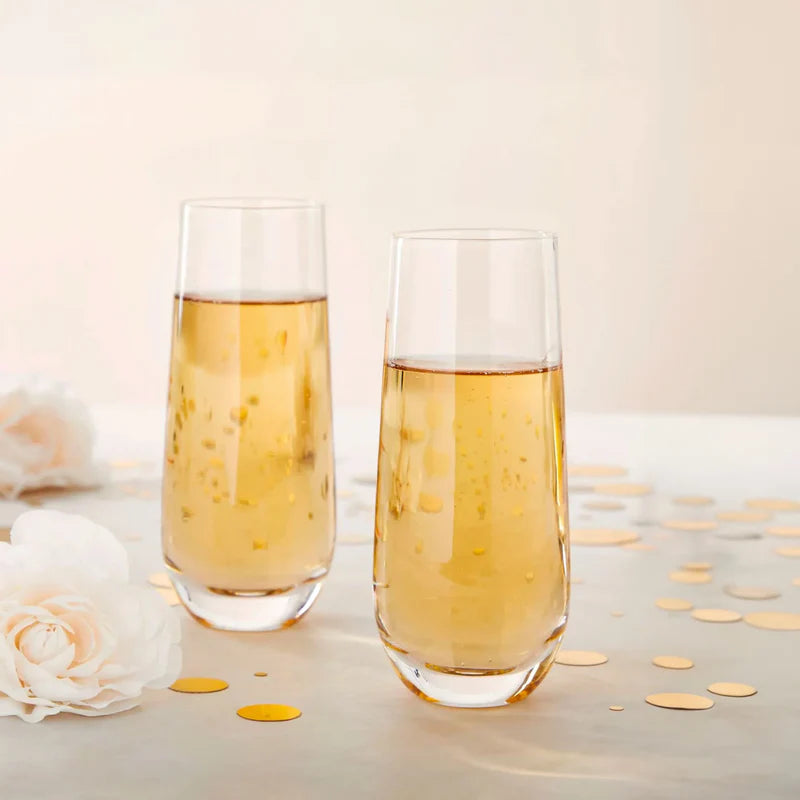 D-Still Stemless Champagne Glass - 230ml: Pack of 4