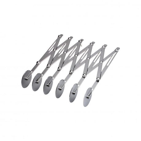 7 Wheel Dough Divider from Chef Inox. made out of Stainless Steel 18/10 and sold in boxes of 1. Hospitality quality at wholesale price with The Flying Fork!