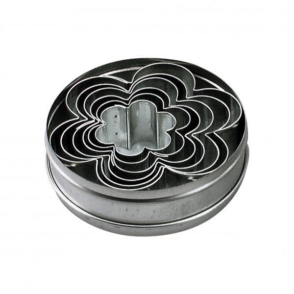 Rose Cutter Set (6pce) - 40-95mm from Chef Inox. made out of Tin Plated and sold in boxes of 1. Hospitality quality at wholesale price with The Flying Fork!