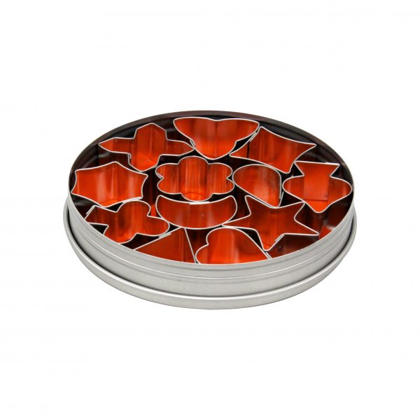 Aspic Cutter Set (12pce) - 35mm from Chef Inox. made out of Tin Plated and sold in boxes of 1. Hospitality quality at wholesale price with The Flying Fork!