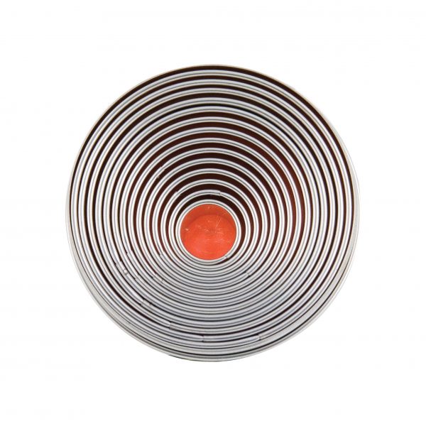 Round Large Crinkled Cutter Set (14pce) - 18-8, 25-115mm from Chef Inox. made out of Stainless Steel and sold in boxes of 1. Hospitality quality at wholesale price with The Flying Fork!