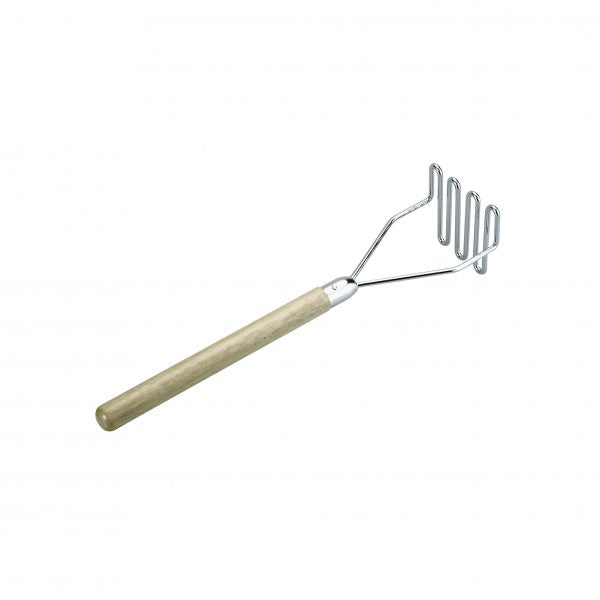 Potato Masher - 300m from Chef Inox. made out of Stainless Steel and sold in boxes of 1. Hospitality quality at wholesale price with The Flying Fork!
