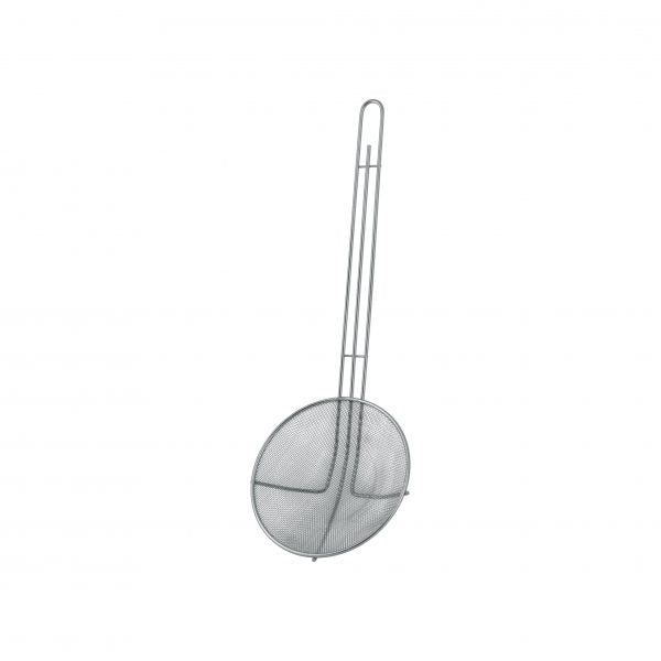 Round Fine Mesh Skimmer - 160mm from Chef Inox. made out of Mesh and sold in boxes of 1. Hospitality quality at wholesale price with The Flying Fork!