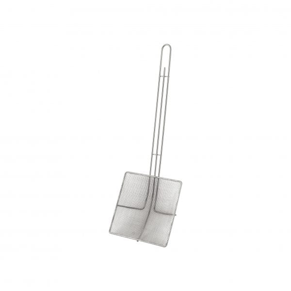 Square Fine Mesh Skimmer - 160mm from Chef Inox. made out of Mesh and sold in boxes of 1. Hospitality quality at wholesale price with The Flying Fork!