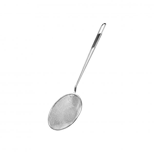 Double Mesh Skimmer - 240mm from Metaltex. made out of Chrome and sold in boxes of 1. Hospitality quality at wholesale price with The Flying Fork!