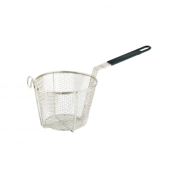 Round Fry Basket - 200mm from Chef Inox. made out of Chrome Plated and sold in boxes of 1. Hospitality quality at wholesale price with The Flying Fork!