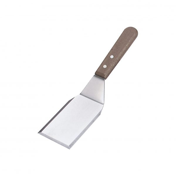 Griddle Scraper With Wood Handle - Stainless Steel from Chef Inox. made out of Stainless Steel and sold in boxes of 12. Hospitality quality at wholesale price with The Flying Fork!