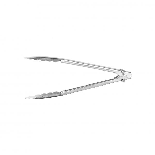 Utility Tong - 240mm from Chef Inox. made out of Stainless Steel and sold in boxes of 12. Hospitality quality at wholesale price with The Flying Fork!