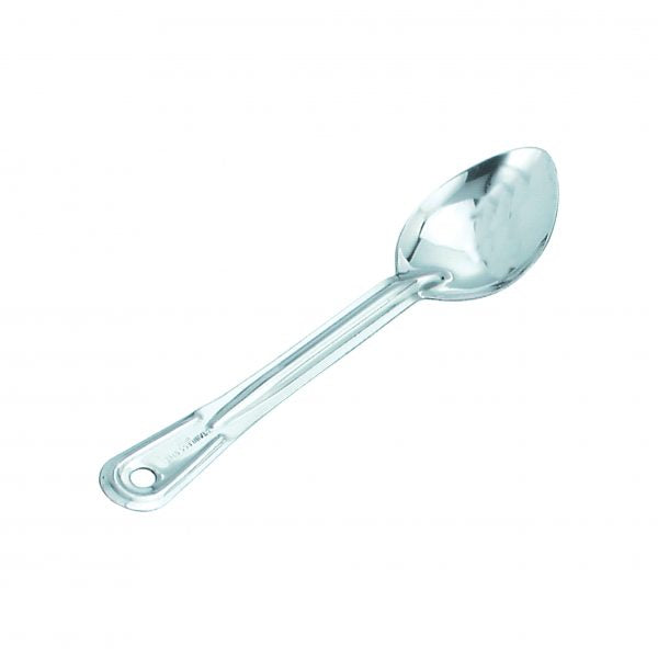 Solid Basting Spoon - 280mm from Chef Inox. Solid, made out of Stainless Steel and sold in boxes of 12. Hospitality quality at wholesale price with The Flying Fork!