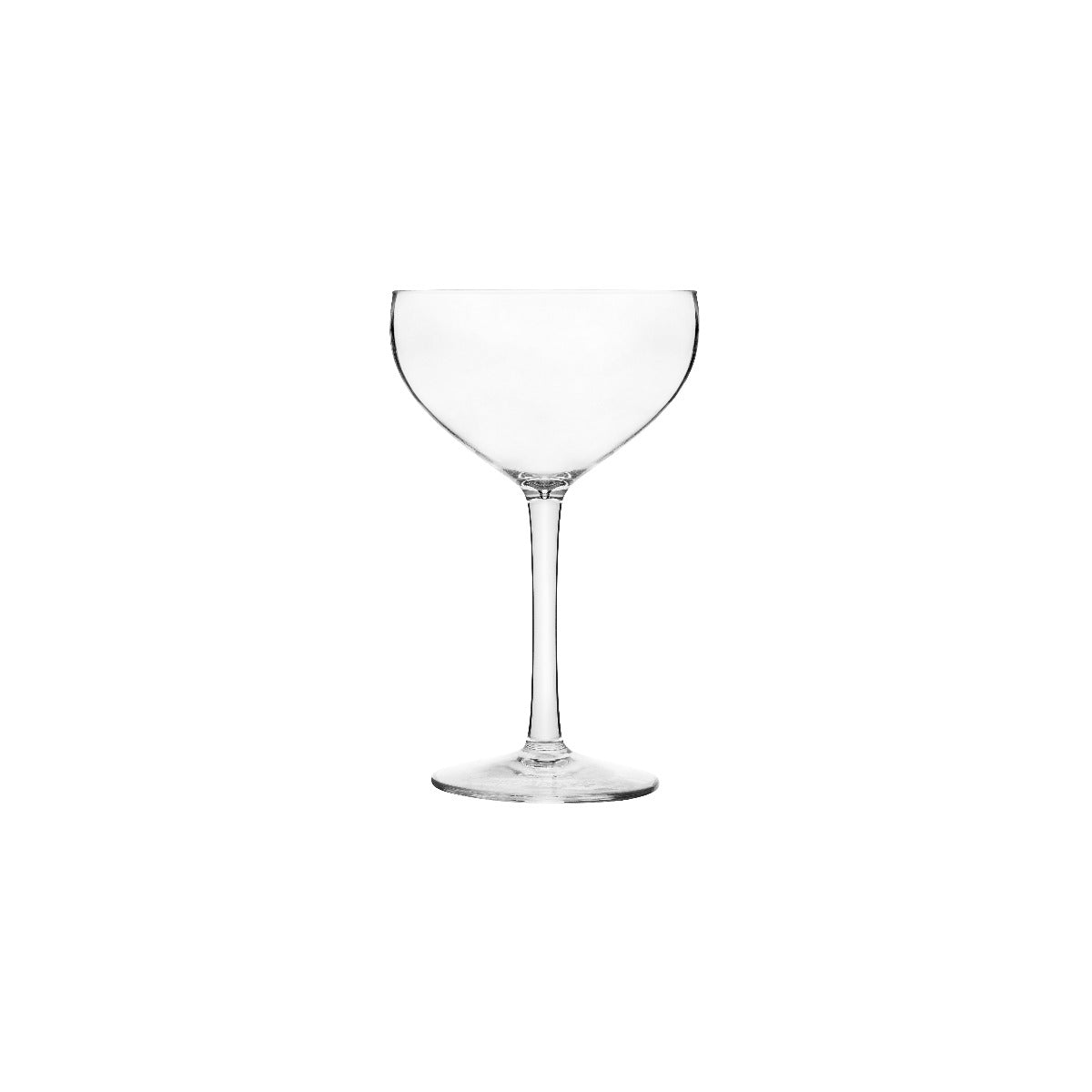 Polycarbonate Bellini Coupe - 225ml from Polysafe. made out of Polycarbonate and sold in boxes of 24. Hospitality quality at wholesale price with The Flying Fork!