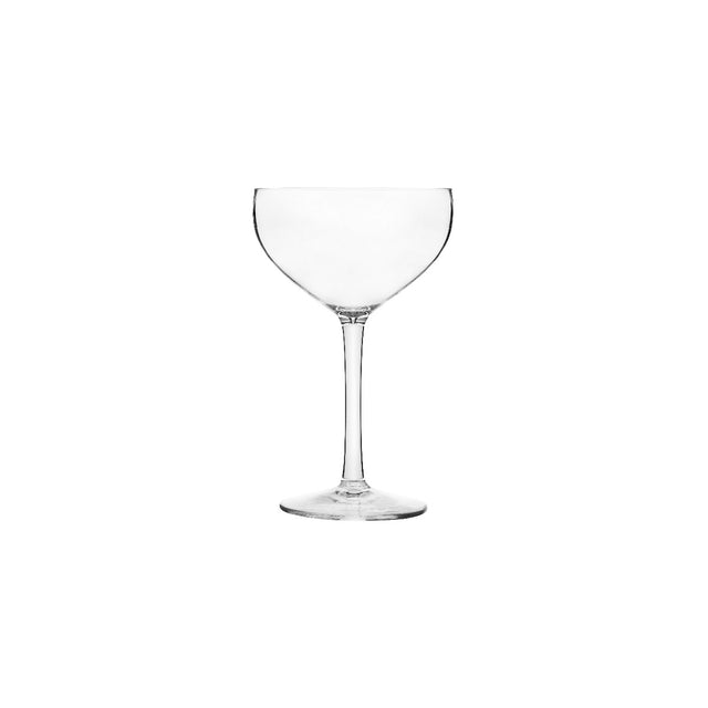 Polycarbonate Bellini Coupe - 225ml from Polysafe. made out of Polycarbonate and sold in boxes of 24. Hospitality quality at wholesale price with The Flying Fork!