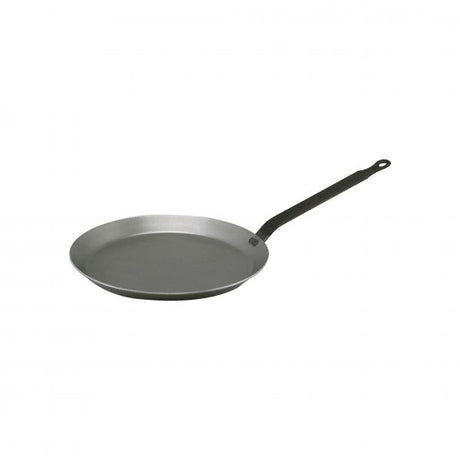 Induction Crepe Pan - 2mm, 200mm, Force Blue, Blue Steel from De Buyer. made out of Blue Steel and sold in boxes of 1. Hospitality quality at wholesale price with The Flying Fork!