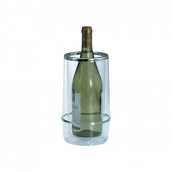 Insulated Acrylic Wine Cooler - 115mm from Chef Inox. made out of Acrylic and sold in boxes of 1. Hospitality quality at wholesale price with The Flying Fork!