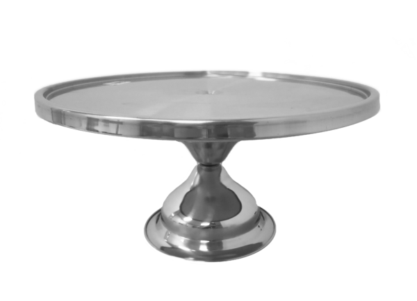 Cake Stand - 300x150mm from Chef Inox. made out of Stainless Steel and sold in boxes of 1. Hospitality quality at wholesale price with The Flying Fork!