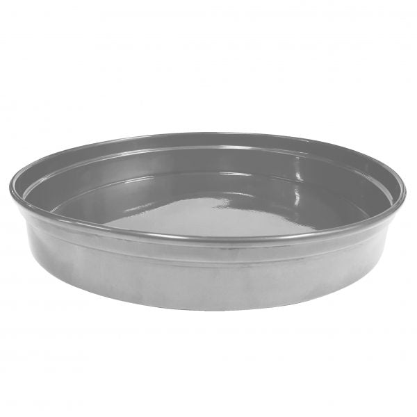 Round Bar Tray - 330x50mm, Silver Aluminum from Chef Inox. made out of Anodised Aluminum and sold in boxes of 1. Hospitality quality at wholesale price with The Flying Fork!