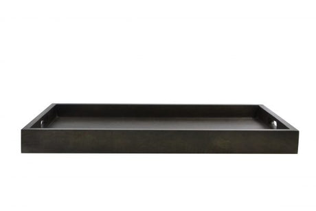 Room Service Tray - 620x400x50mm, Mangowood, Dark from Chef Inox. made out of Mangowood and sold in boxes of 1. Hospitality quality at wholesale price with The Flying Fork!